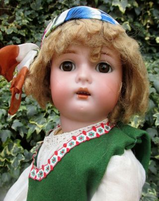 Antique Simon & Halbig / Kammer & Reinhardt Bisque Head Doll In Costume