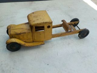 Vintage 1932 Structo Yellow Dump Truck Project 2