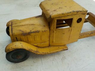 Vintage 1932 Structo Yellow Dump Truck Project 7