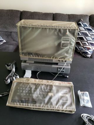 Vintage Radio Shack TRS - 80 Computer w/Monitor & Expansion Module Boots Up 2