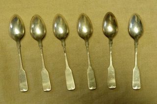 6 Sterling Silver Demitasse Spoons International 4 1/4 