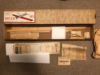 Vintage Ace R/c Pacer Model Airplane Kit Complete Nitro/glow Or Electric