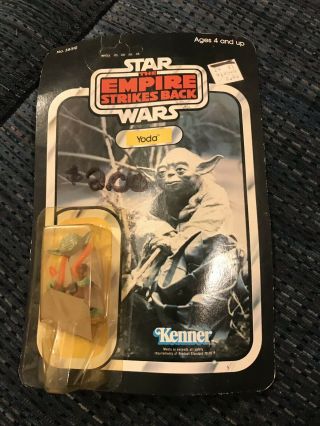 Star Wars Empire Strikes Back Yoda Figure 1980 32 Back Vintage Kenner