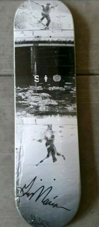 Rare Signed Guy Mariano Girl X The Berrics Vintage Skateboard Blind Nos 33/150