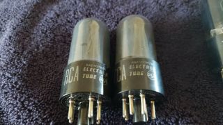 5 vintage RCA and Tung - Sol grey glass 6V6gt tubes - - 6v6 3