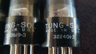 5 vintage RCA and Tung - Sol grey glass 6V6gt tubes - - 6v6 5