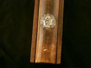 10.  5 Inches Chinese Old Wood Chopsticks Box A020 4