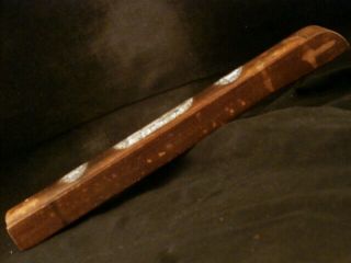 10.  5 Inches Chinese Old Wood Chopsticks Box A020 5