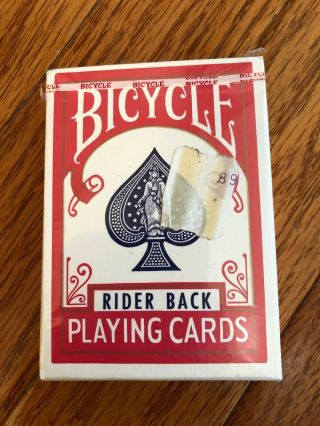 Vintage Stamp Seal Bicycle Poker 808 Deck Of Playing Cards. ,  Uspc