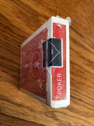 Vintage stamp seal BICYCLE Poker 808 deck of playing cards. ,  USPC 3