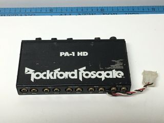 Rockford Fosgate Pa - 1 Hd Pre Amplifier - Old School Vintage Made In Usa