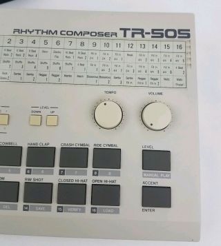 Vintage Roland TR - 505 Rhythm Composer Drum Machine with Power Supply 4