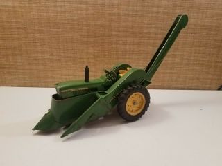 Vintage 1/16 John Deere 3010 Toy Tractor With Long Nose Corn Picker