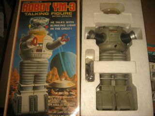 Vintage Robot Ym - 3 (b - 9) Lost In Space Talking Figure Model Kit Masudaya Toy