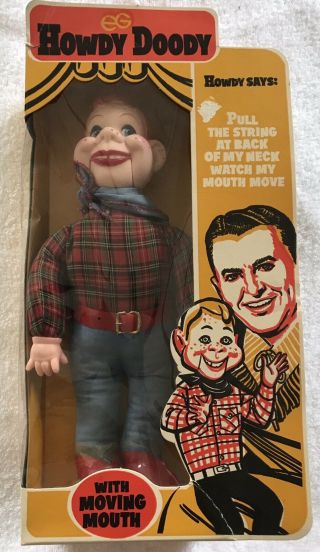 Vintage Howdy Doody Ventriloquist Dummy Doll - By Goldberger