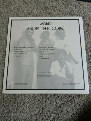 World - From the Core - extra rare private Black gospel boogie funk samples - EX 2