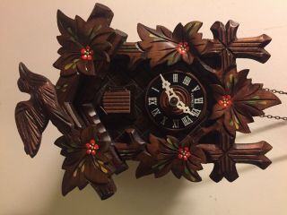 Vintage Black Forrest German Made Cuckoo Clock Englster
