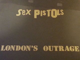 Extremely Rare Sex Pistols " London 