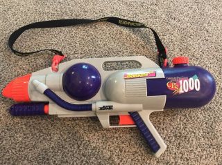 Vintage 1997 Larami Soaker Cps 1000 Water Squirt Gun W Strap