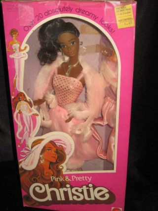 Rare 1981 Vintage Pink & Pretty Christie Barbie Doll 3555 Aa Barbie