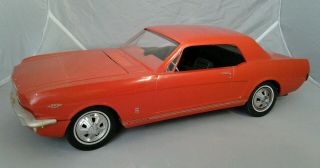 Vtg 1966 Ford Mustang GT AMF Wen - Mac poppy red orange salesman dealership 3