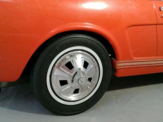 Vtg 1966 Ford Mustang GT AMF Wen - Mac poppy red orange salesman dealership 7