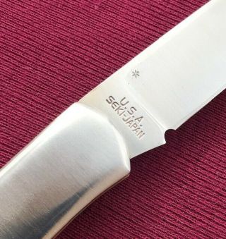 Rare Vintage Al Mar Knives Factory 2nd 1005r Usa - Seki