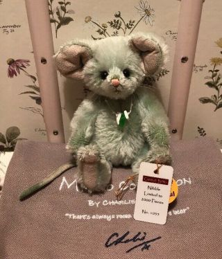 Charlie Bears RARE Set The Mouse Gang Minimo 2013 sabelle Lee RETIRED & Bags 5