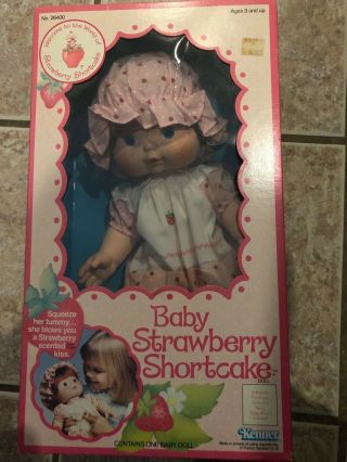 1980s Baby Strawberry Shortcake Doll