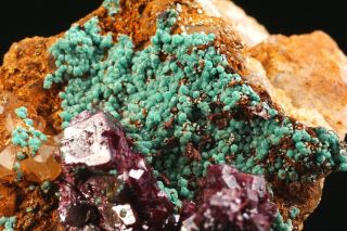 VERY RARE Crystalline Turquoise & Cuprite BISBEE,  ARIZONA 7