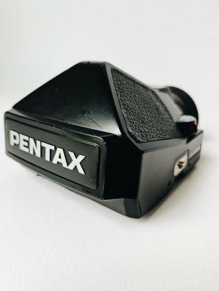 {EXCELLENT} Pentax 67ii TTL Meter Prism Finder RARE FIND PENTAX 67ii W/Eye Cup 2