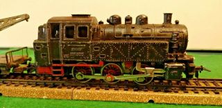 Marklin 50 ' s Vintage Freight Wagons (4) and TM800 Steam Loco 5