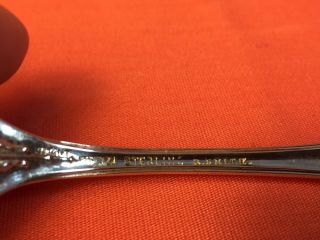 Antique Sterling Silver Richard Smith & Co.  Set of 6 Teaspoons In Case 7