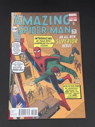 Spider - Man 700 Steve Ditko 1:200 Variant Nm Marvel Comics Rare Book