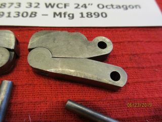 Winchester Model 1873 Matched Toggles & Pins from a 32 WCF rifle c1890 6