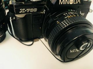 Minolta X - 700 Lense Parts Flash Accessory Vintage Japan Camera 8