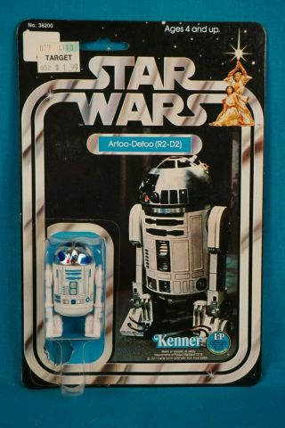 Star Wars R2 - D2 12 Back - Vintage Moc Carded