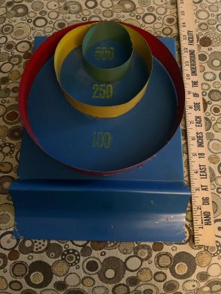 Vintage Tin Skee Ball Type Children’s Toy / Game.
