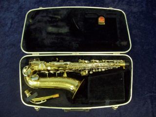 Vintage Conn U.  S.  A.  Shooting Stars Alto Saxophone,  Conn Case