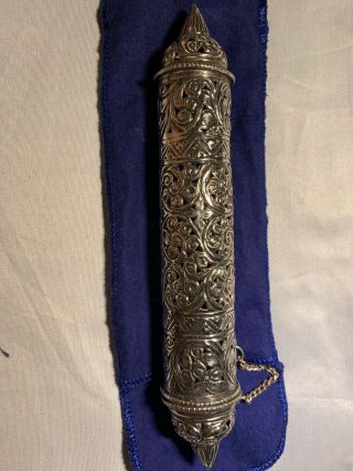 Vintage / Antique Middle Eastern - Sterling Silver - Scroll Holder