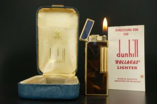 Dunhill Rollagas Lighter - Orings Vintage W/box 700