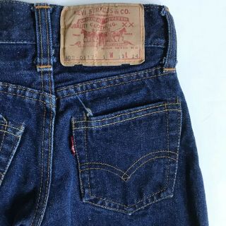 Vintage Levis Selvedge Jeans Big E Denim 302 0117 Made In Usa Toddler Kids
