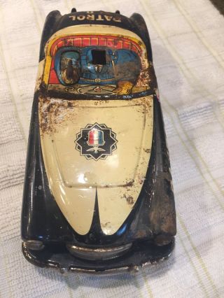 Patrol Car Tin Toy 3