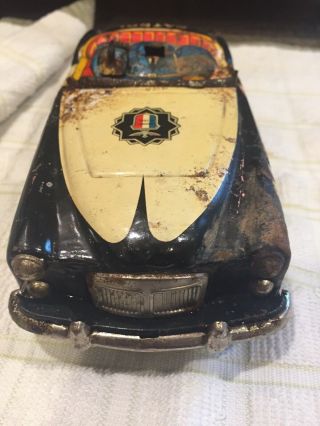 Patrol Car Tin Toy 4