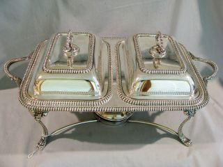 Vintage International Silver Co.  Silver Plate Double Food Warmer