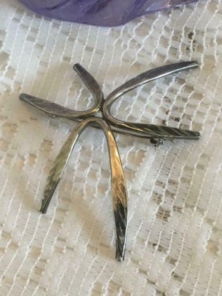 Vintage Christian Schmidt Modernist Signed Sterling Silver 925 Pin Brooch