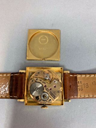 Rare 18K solid gold Lord Elgin Watch. 9
