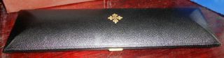 RARE VINTAGE LEATHER WATCH BOX FOR PATEK PHILIPPE GOOD CONDITIONS 10