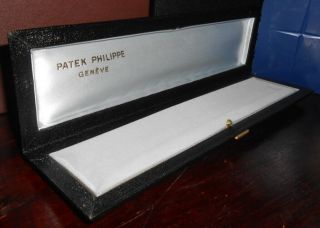 Rare Vintage Leather Watch Box For Patek Philippe Good Conditions