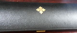 RARE VINTAGE LEATHER WATCH BOX FOR PATEK PHILIPPE GOOD CONDITIONS 6